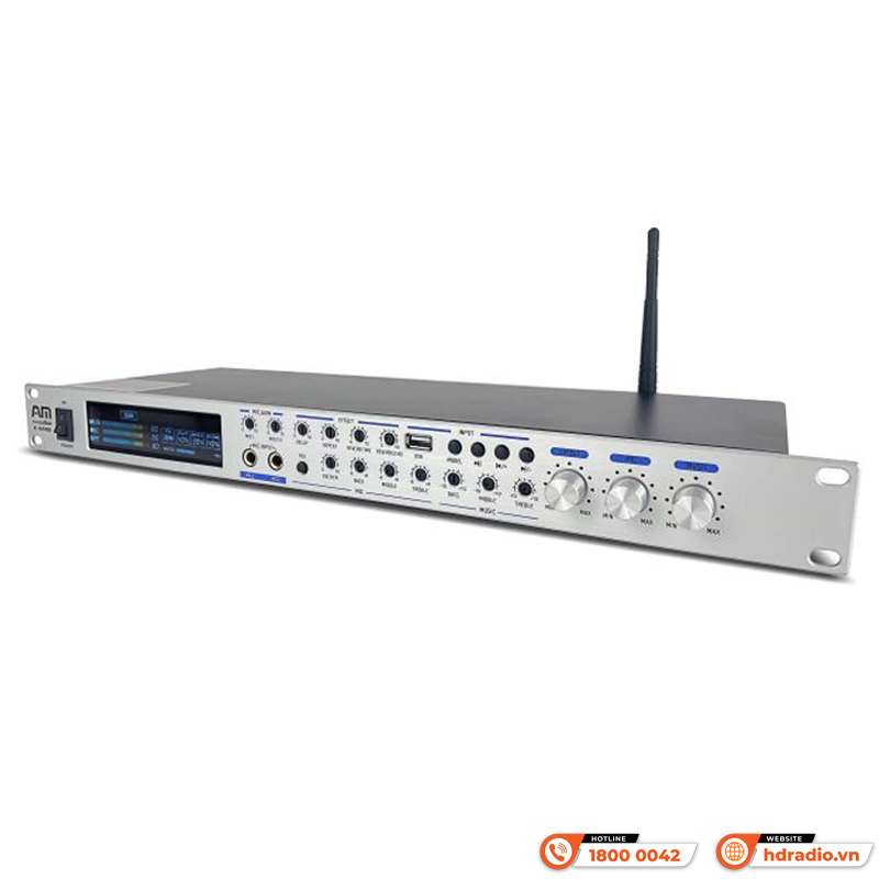 Vang cơ AM K9800, Echo, USB, Bluetooth, Optical-2