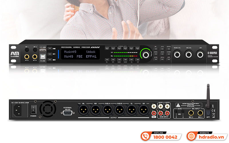 Vang số AM K999 Pro