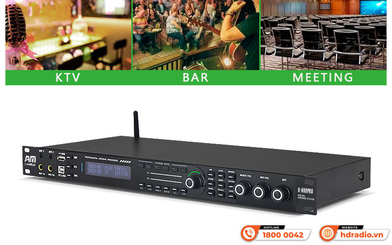 Vang số AM K999 Pro