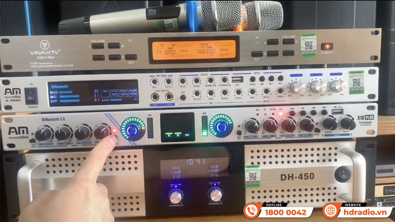 Nâng tiếng AM X18 Plus