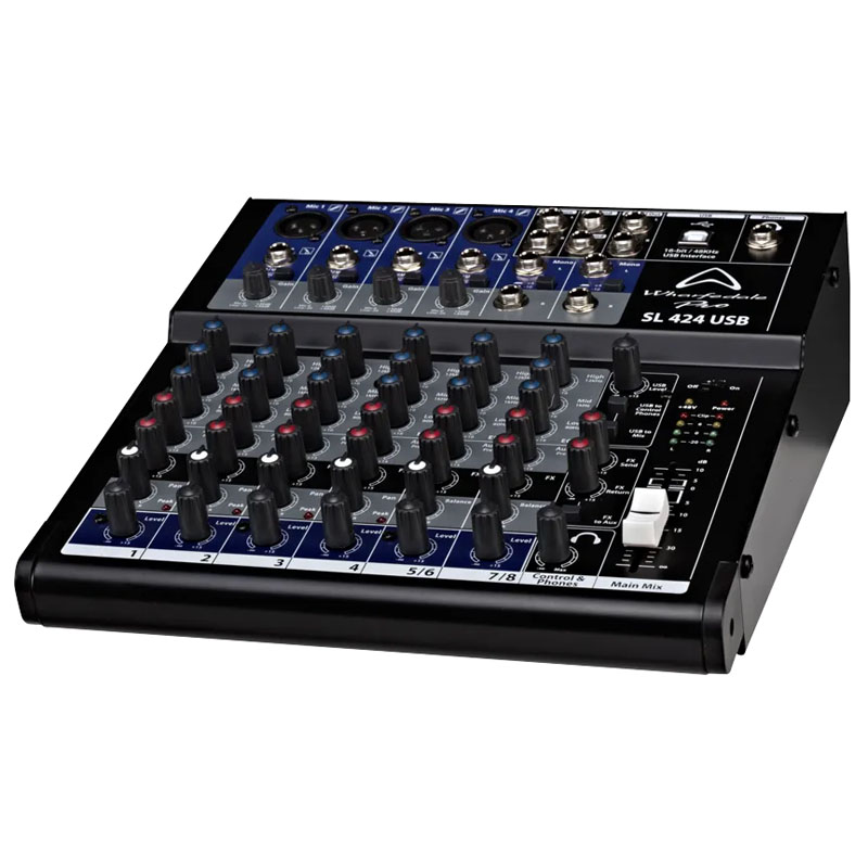 Bàn Mixer Wharfedale SL424USB, 8 Kênh Analog-2