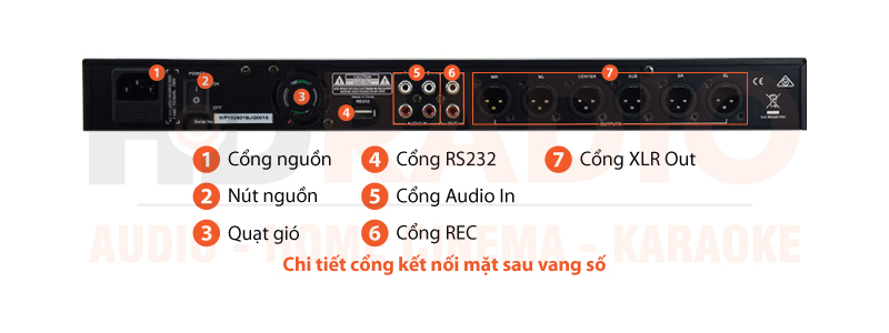 Chú thích Mixer karaoke Wharfedale WKP-300