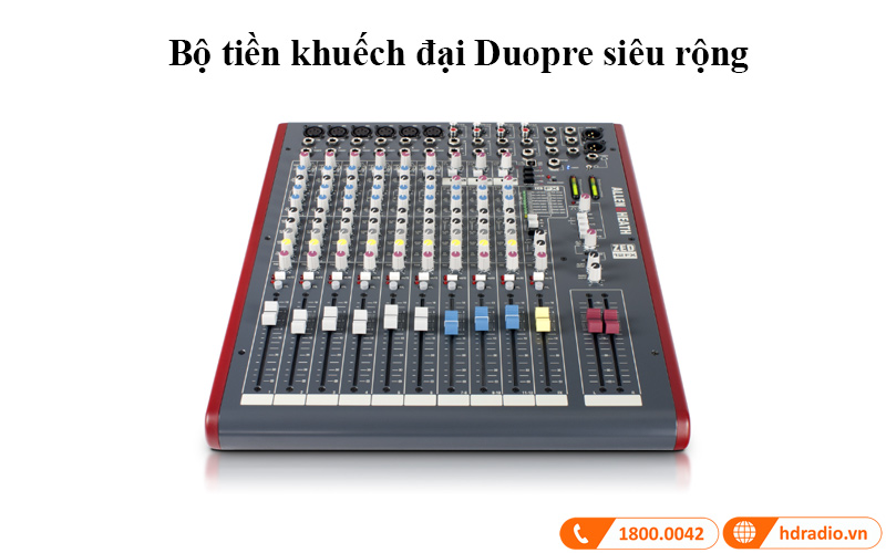 bo tien khuech dai ban mixer allen heath zed 12fx