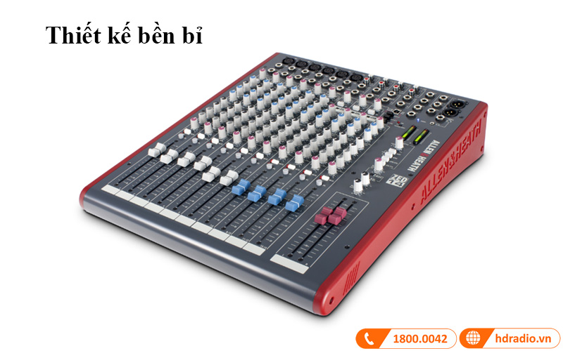 thiet ke ban mixer Allen Heath ZED 1402
