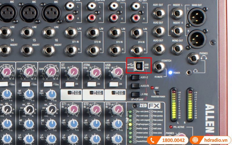 cong usb ban mixer allen heath zed 22fx