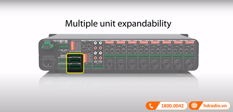 Cổng kết nối bổ sung Bridge In và Bridge Out