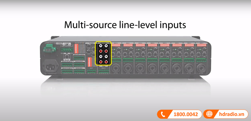 4 đầu vào kết nối bổ sung