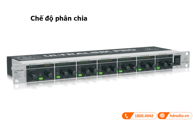 che do phan chia mixer Bmixer Behringer mx882 v2