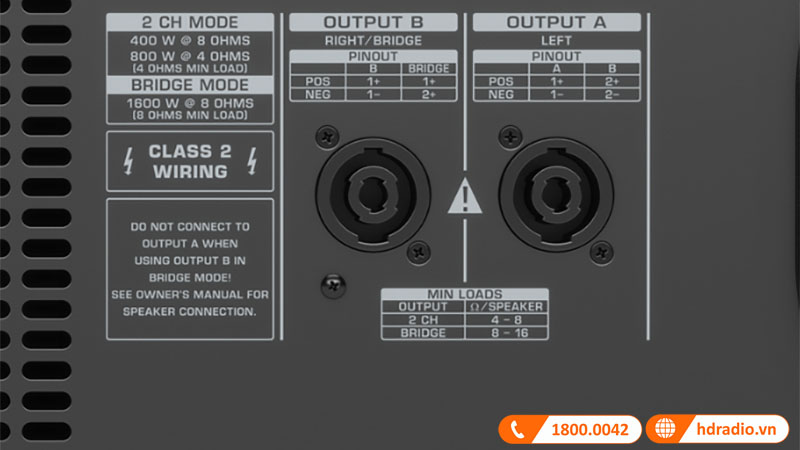 Bộ trộn âm thanh đi kèm công suất cực lớn