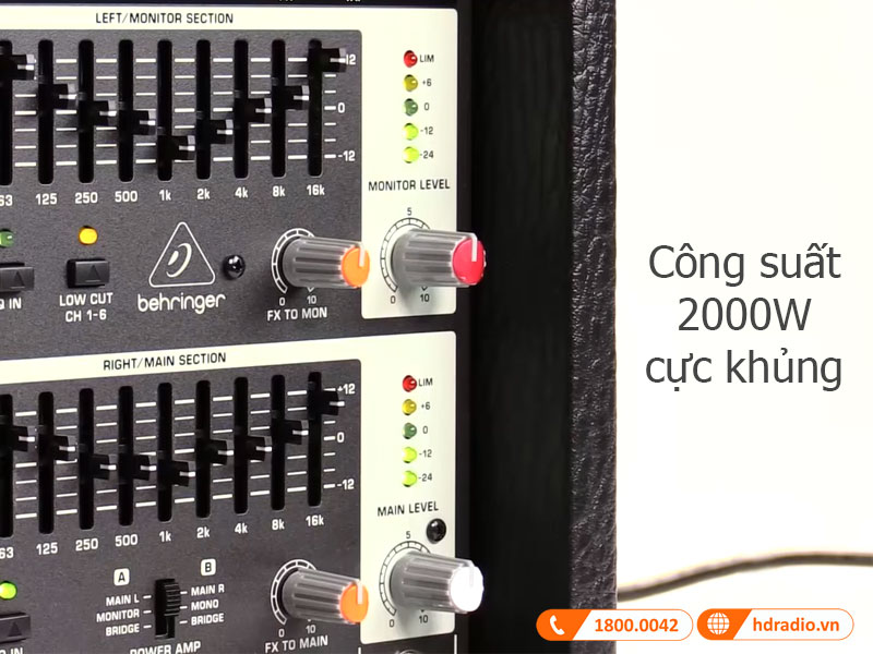 Tinh nang Behringer PMP2000D