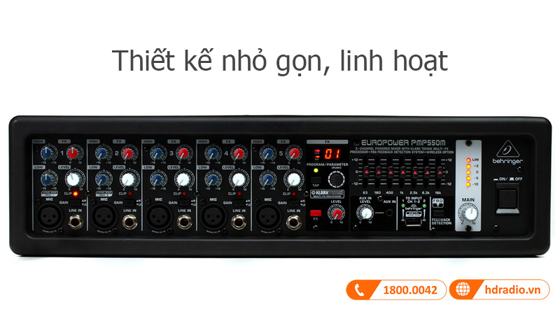 Thiet ke Behringer PMP550M