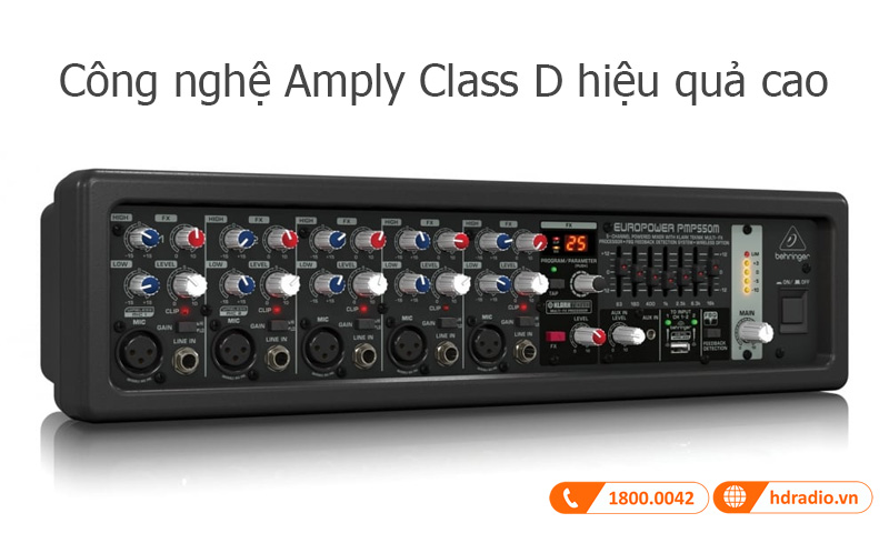 Tinh nang Behringer PMP550M