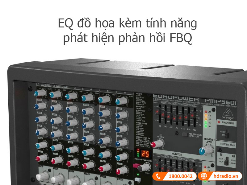 Tinh nang Behringer PMP560M