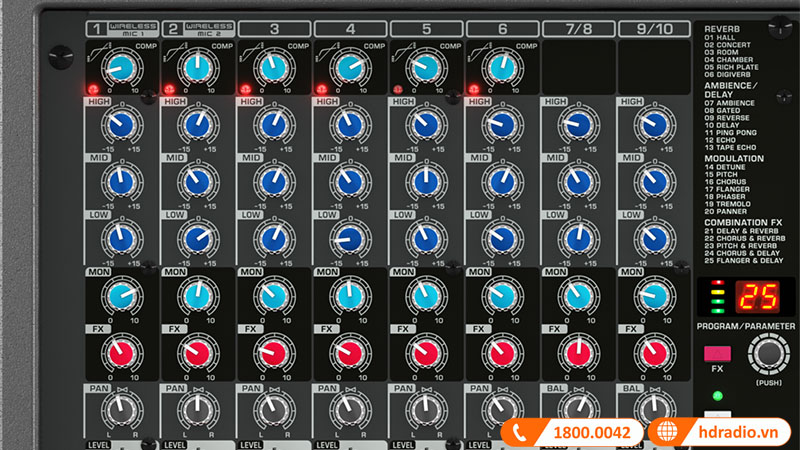 Bộ xử lý Klark Teknik FX lịch sử