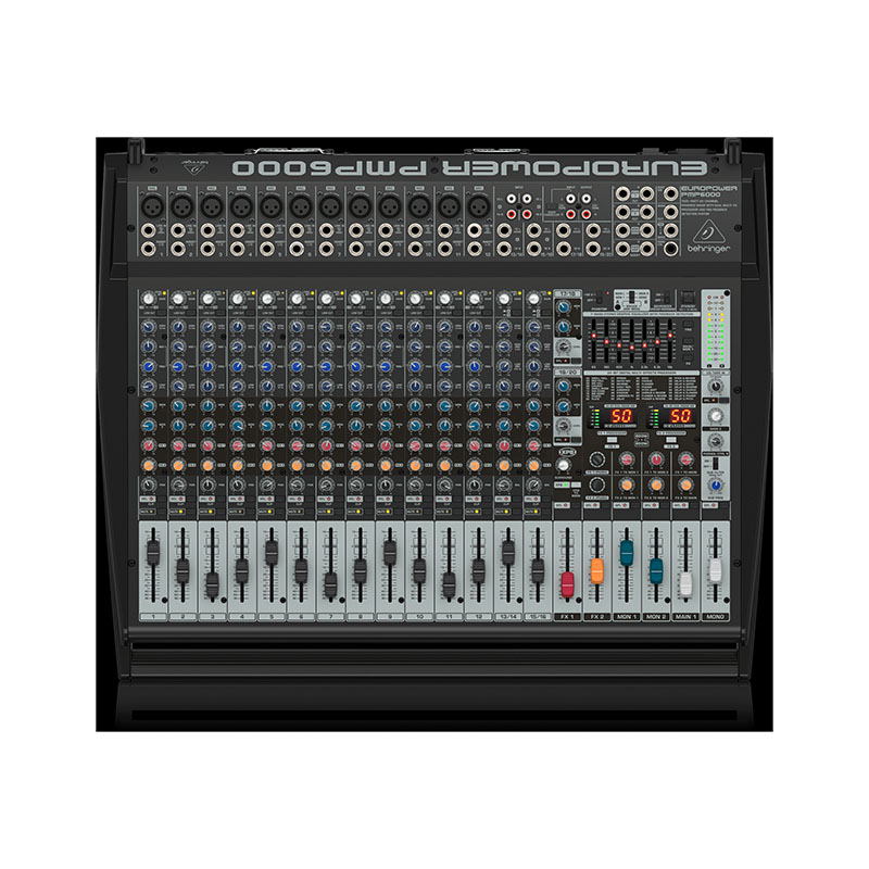 Bàn mixer Behringer PMP6000, 20 Kênh, 2 X 800W (Bridge 1600W)
