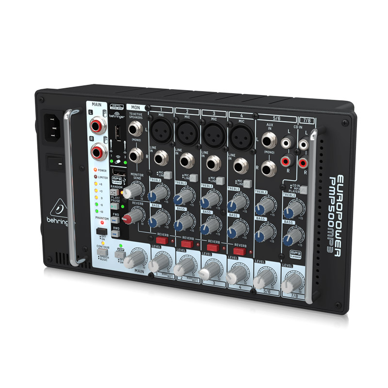 Bàn mixer Behringer PMP 500MP3 8 Kênh, Công suất 500W