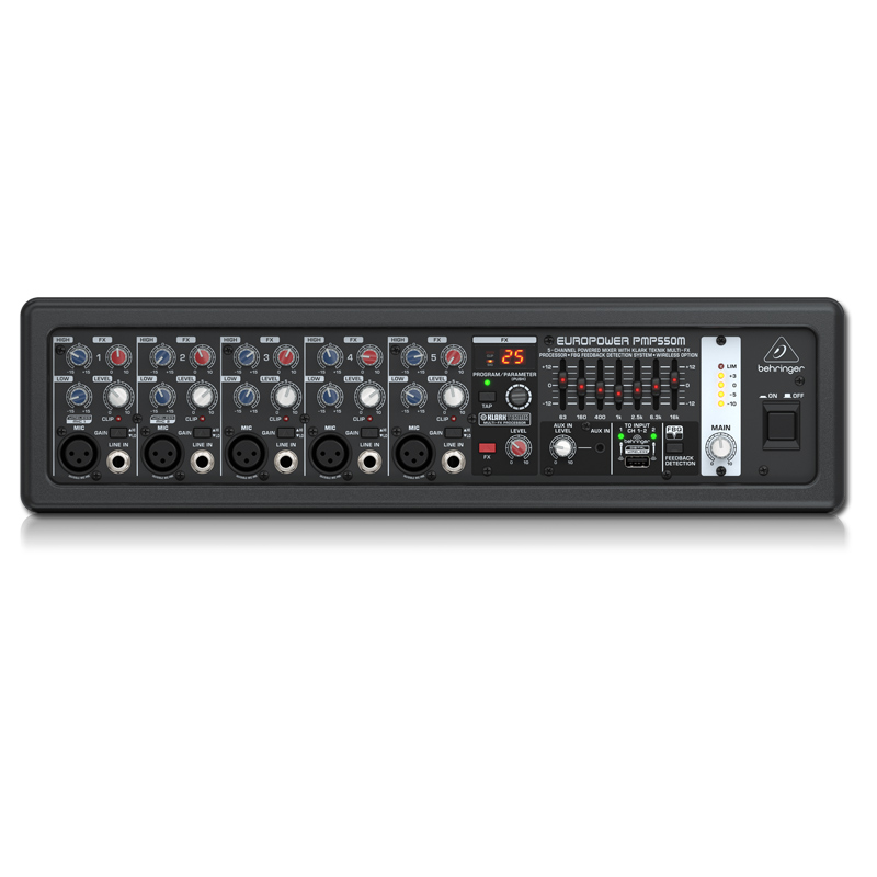 Bàn mixer Behringer PMP550, 5 Kênh