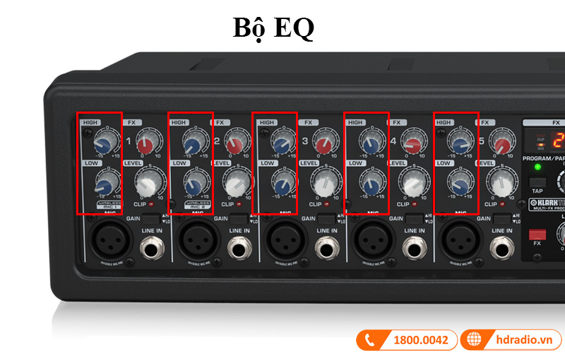 bo eq Mixer Behringer PMP550