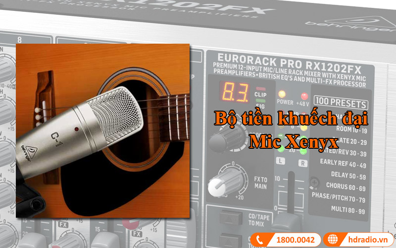 bo tien khuech dai micro Xenyx