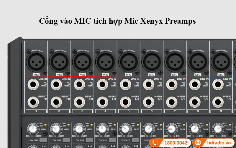 bo tien khuech dai Mic Xenyx