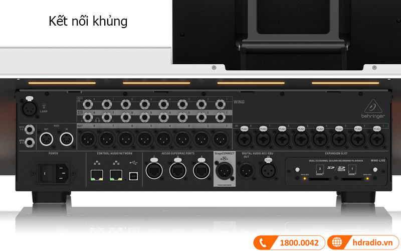 ket noi ban mixer Behringer Wing