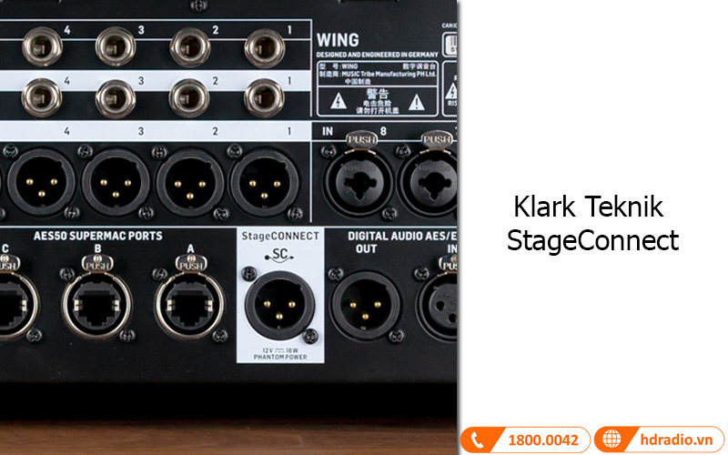 giao dien Klark Teknik StageConnect