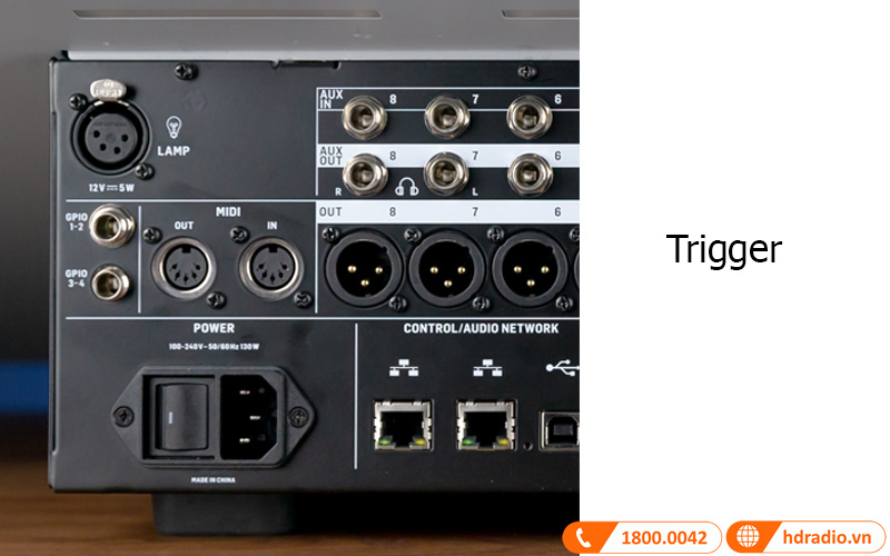 trigger ban mixer Behringer Wing