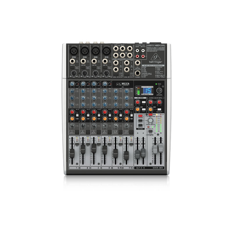Bàn mixer Behringer X1204USB, 2 Bus, 12 Đầu Vào