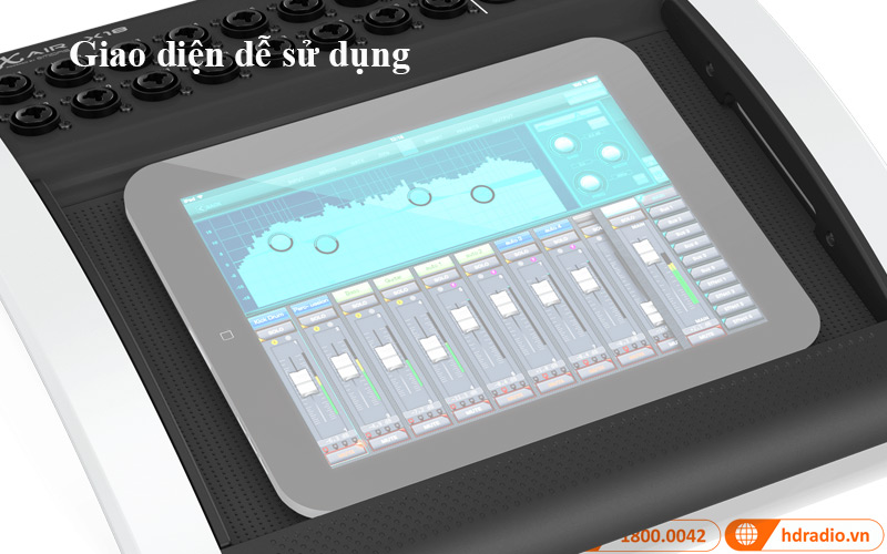 giao dien ban mixer Behringer X18