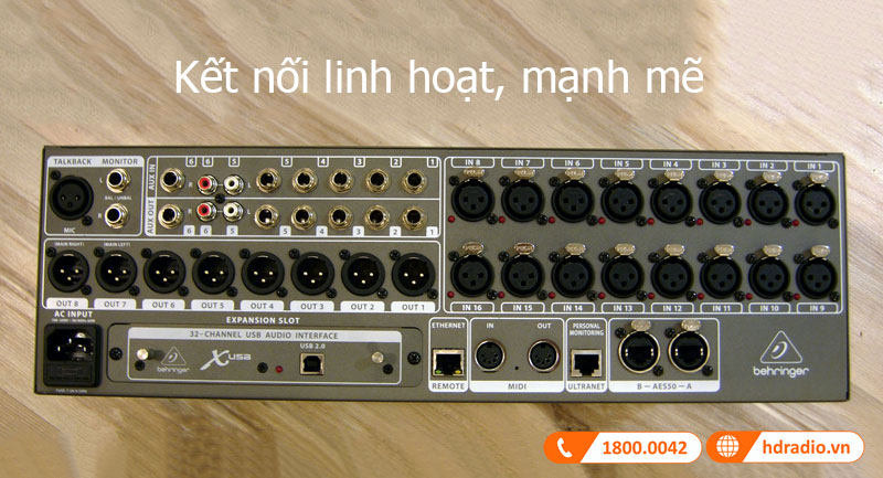 Ket noi Behringer X32 RACK