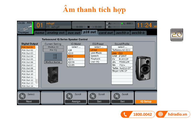 am thanh ban mixer Behringer X32 Compact