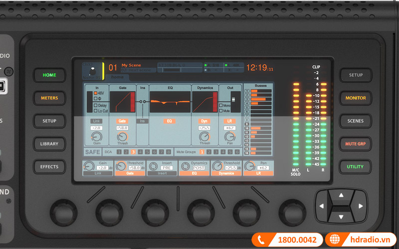 giao dien Ban mixer Behringer X32 Producer 