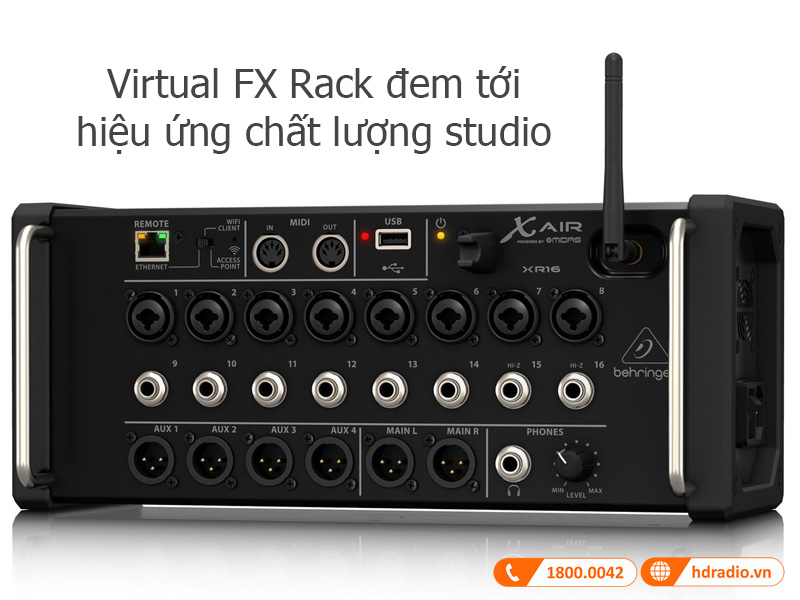 Tinh nang Behringer XR16 X AIR