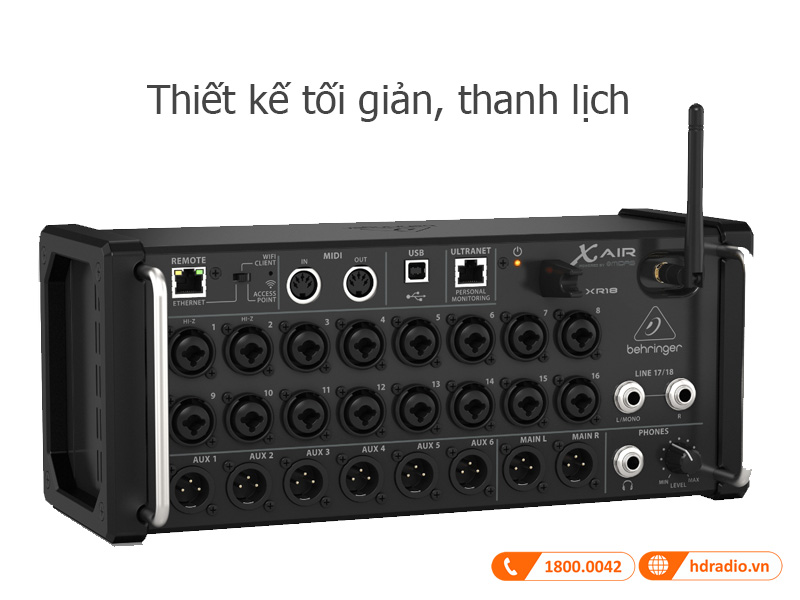 Thiet ke Behringer XR18 X AIR