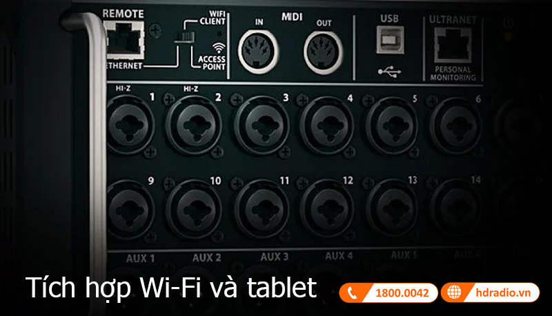 Tinh nang Behringer XR18 X AIR