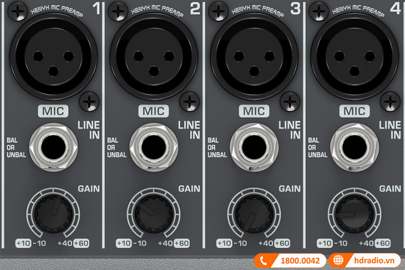 Đa dạng kết nối với 12 cổng đầu vào 