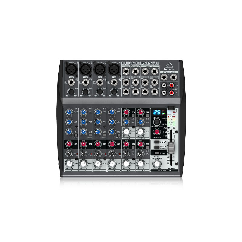 Bàn mixer Behringer Xenyx 1202FX, 2 Bus, 12 Kênh Đầu Vào