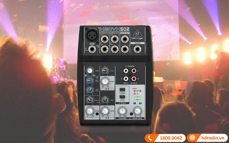 ung dung thuc te ban mixer Behringer Xenyx 502 ung dung thuc te ban mixer Behringer Xenyx 502
