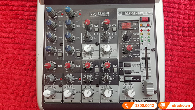 Bộ EQ kiểu Anh Quốc, điều chỉnh âm sắc dễ dàng và linh hoạt