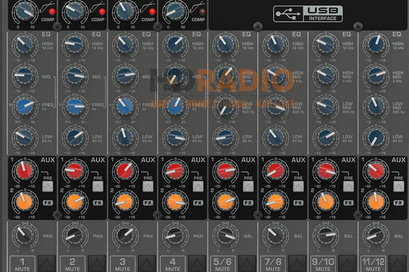sử dụng EQ 3 băng tần