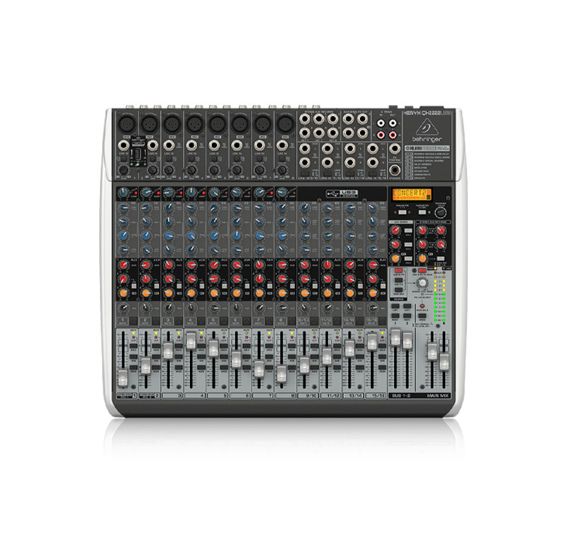 Bàn mixer Behringer Xenyx QX2222USB, 2 Bus, 22 Kênh Đầu Vào