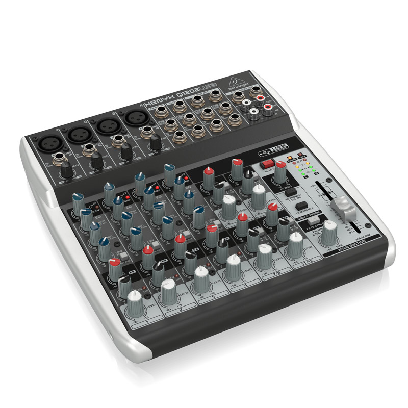 Bàn mixer Behringer Xenyx Q1202 USB, 12 Inputs, 2 Bus