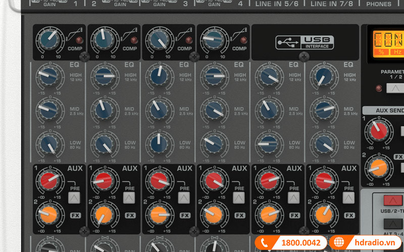 Bộ EQ mang âm thanh analog đặc trưng