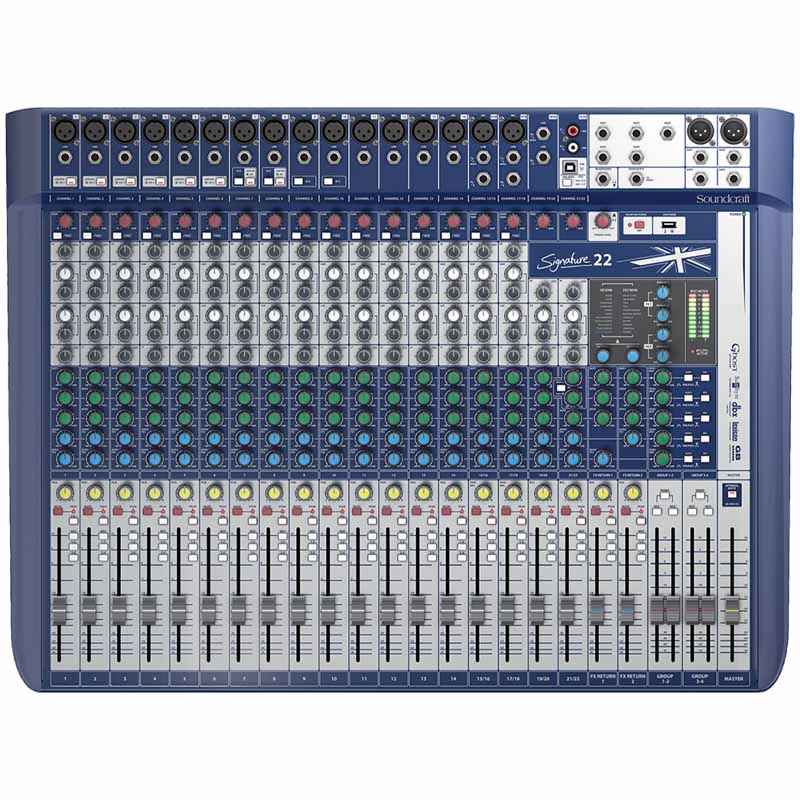 Bàn Mixer Soundcraft Signature 22