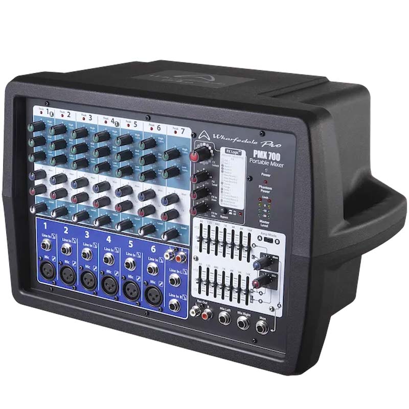 Mixer Wharfedale PMX 700, 7 kênh, EQ, USB-2