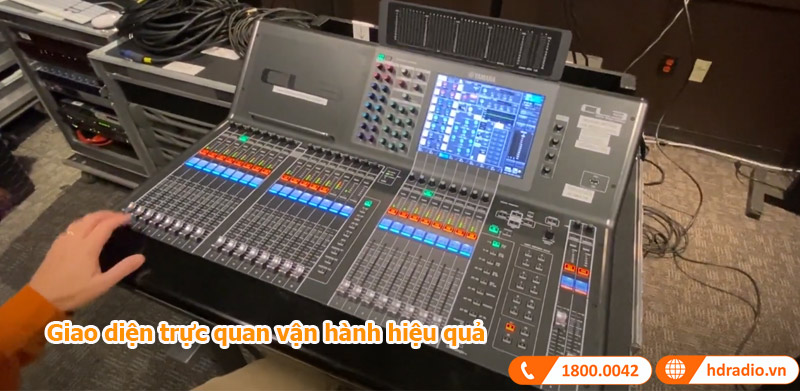 Giao diện mixer yamaha CL3