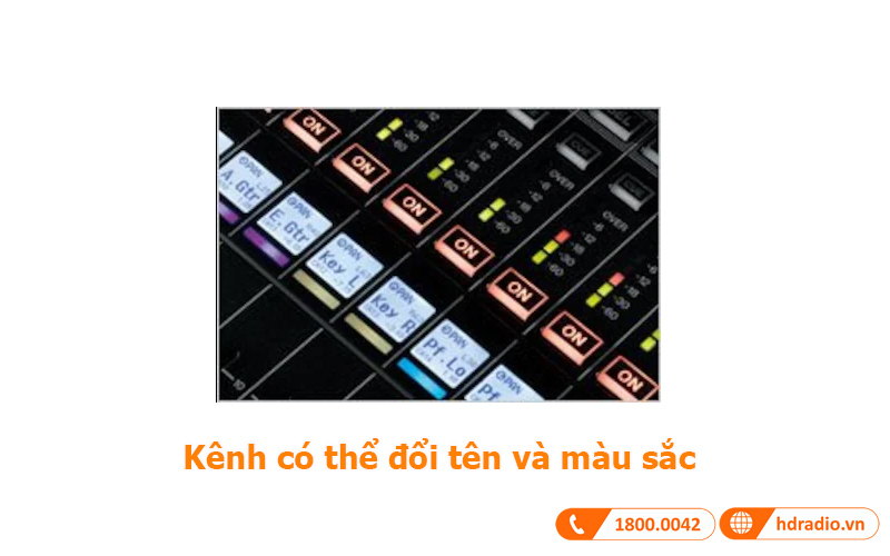 Tên kênh mixer Yamaha CL5