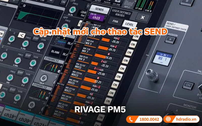 Cập nhật thao tác SEND mới nhất 