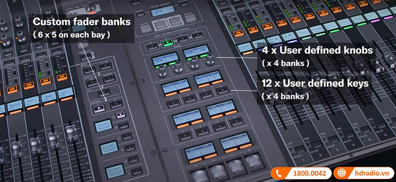 Nút điều khiển Mixer Yamaha CSD-R7