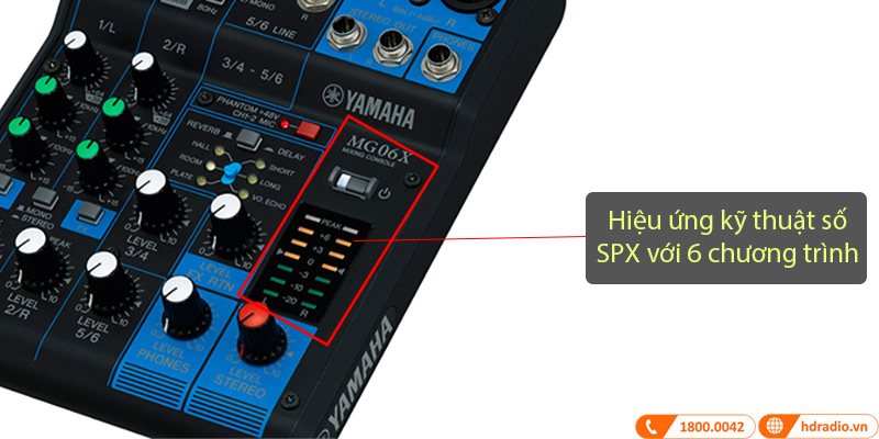 Bàn Mixer Yamaha MG06X